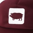 画像3: PORKCHOP/CYOW COTTON CAP（MAROON）［コットンキャップ-25春夏］ (3)