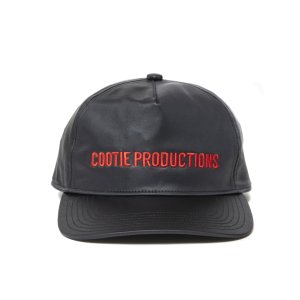 画像: COOTIE PRODUCTIONS/Damp Coated Satin 5 Panel Cap（Black/Red）［5パネルキャップ-25春夏］