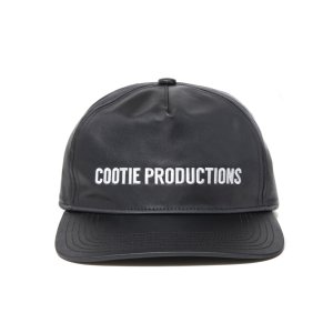 画像: COOTIE PRODUCTIONS/Damp Coated Satin 5 Panel Cap（Black/White）［5パネルキャップ-25春夏］