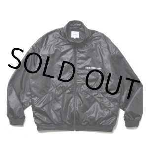 画像: COOTIE PRODUCTIONS/Damp Coated Satin Track Jacket（Black）［トラックJKT-25春夏］