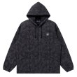 画像1: BlackEyePatch/SMALL OG PYTHON PATTERNED HOODED JACKET（BLACK） (1)