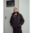 画像3: BlackEyePatch/SMALL OG PYTHON PATTERNED HOODED JACKET（BLACK） (3)