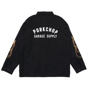 画像: PORKCHOP/LOGO COACH JKT（BLACK）［ロゴコーチJKT-25春夏］