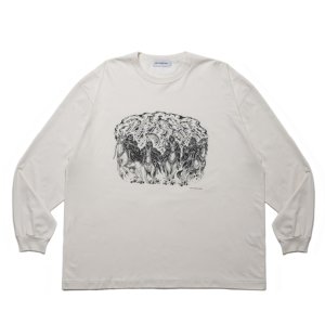 画像: COOTIE PRODUCTIONS/Print L/S Tee（Magical Design）（Off Ivory）［プリント長袖T-25春夏］