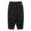 画像2: COOTIE PRODUCTIONS/T/C 2 Tuck Easy Ankle Pants（Black）［T/C 2タックイージーアンクルパンツ-25春夏］ (2)