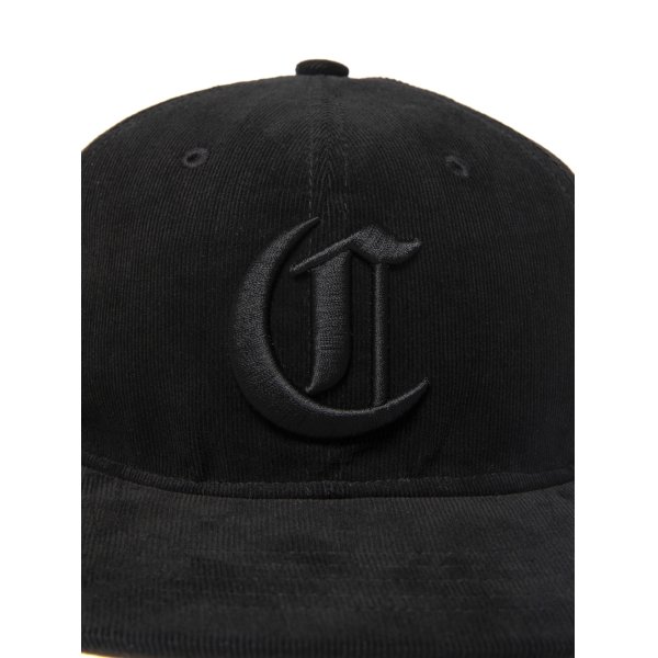 画像4: COOTIE PRODUCTIONS/Corduroy 6 Panel Cap（Black/Black）［コーデュロイ6パネルキャップ-25春夏］ (4)