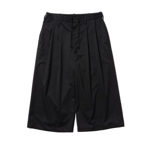 画像: COOTIE PRODUCTIONS/Comfort Merino Saxony Shin Cut Wide Easy Trousers（Black）［シンカットワイドイージートラウザース-25春夏］