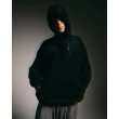 画像2: TIGHTBOOTH/VELOUR PULLOVER HOODIE（Black）［ベロアプルオーバーフーディー-25春夏］ (2)