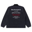 画像1: BlackEyePatch/BIG BUSINESS FLAGSHIPS DENIM COACH JACKET（BLACK） (1)