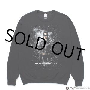 画像: WACKO MARIA/THE DARK KNIGHT TRILOGY / SWEAT SHIRT（BLACK）［クルーネックスウェット-25春夏］