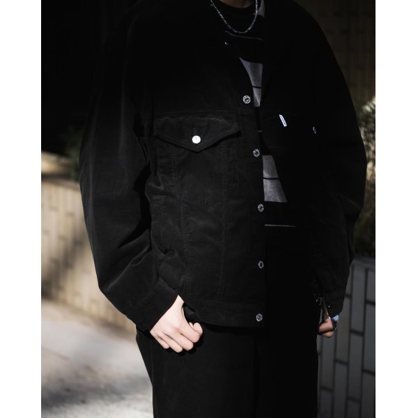 画像5: COOTIE PRODUCTIONS/3rd Type Corduroy Jacket（Black）［サードタイプコーデュロイJKT-25春夏］ (5)