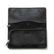 画像3: CALEE/STUDS LEATHER LONG WALLET（BLACK）［スタッズレザーロングウォレット-25春夏］ (3)