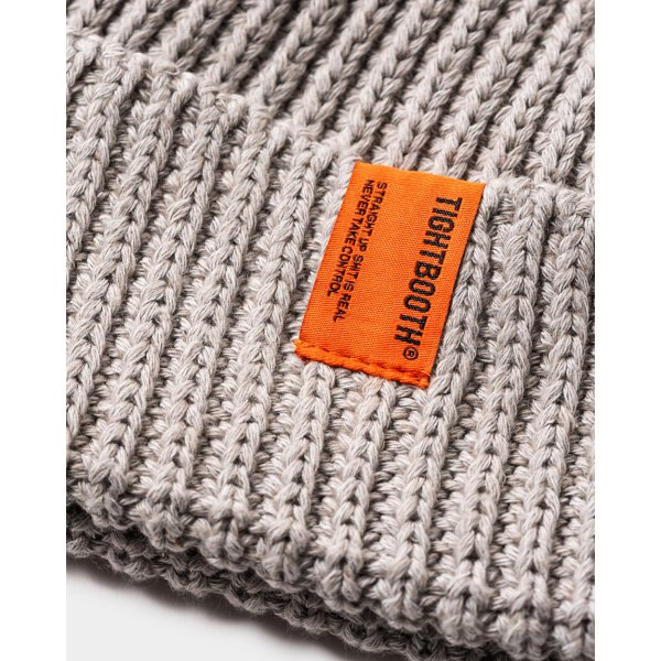 画像2: TIGHTBOOTH/TAG BEANIE（Grey）［タグビーニー-25春夏］ (2)