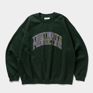 画像: TIGHTBOOTH/COLLEGE CREW SWEAT SHIRT（Forest）［クルーネックスウェット-25春夏］