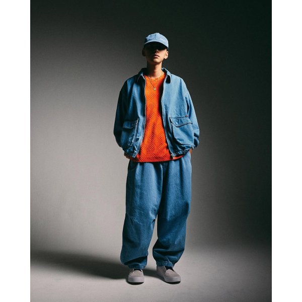 画像2: TIGHTBOOTH/DENIM BALLOON PANTS（Light Blue）［デニムバルーンパンツ-25春夏］ (2)