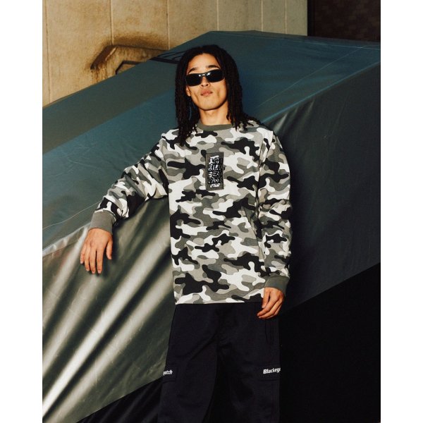 画像3: BlackEyePatch/HWC CAMO L/S TEE（WHITE CAMO） (3)