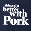 画像4: PORKCHOP/THINGS GO BETTER TOTE BAG（NAVY）［トートバッグ-25春夏］ (4)