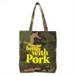 画像1: PORKCHOP/THINGS GO BETTER TOTE BAG（CAMO）［トートバッグ-25春夏］ (1)