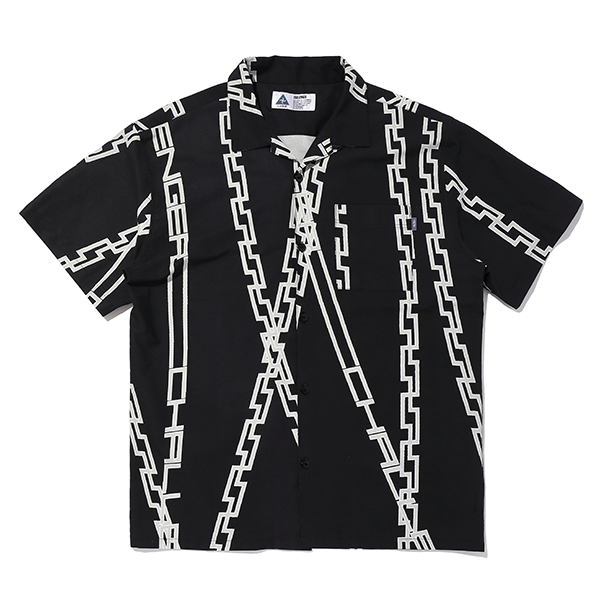 CHALLENGER/S/S CHAIN SHIRT（ブラック）［チェーンシャツ-21春夏