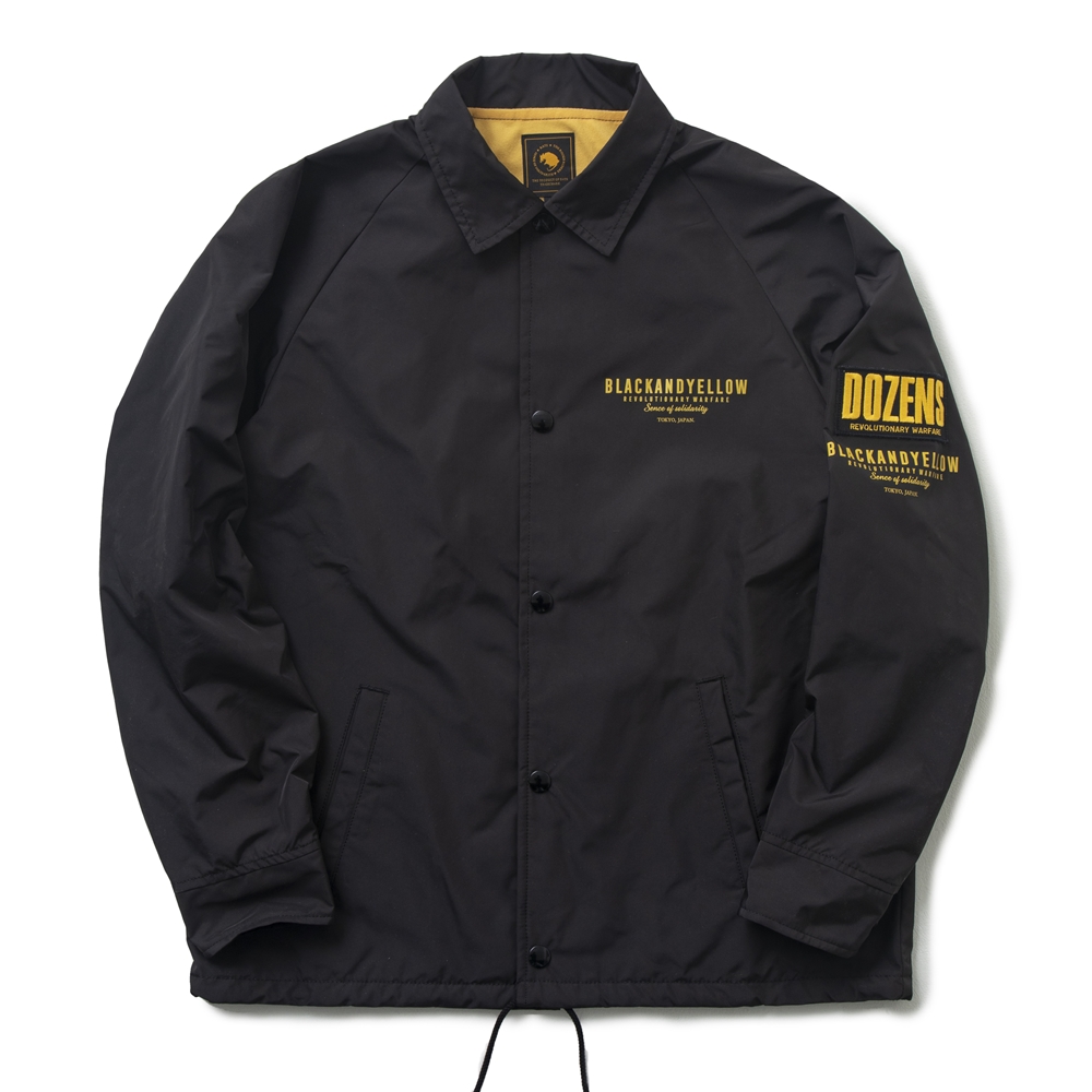 RATS 21SS BLACK & YELLOW COACH JACKET-