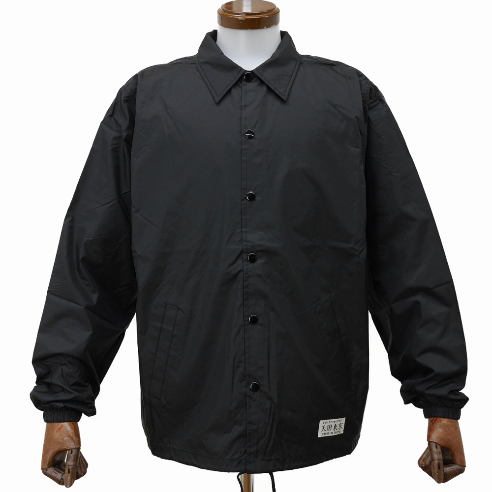 WACKO MARIA/COACH JACKET（TYPE-2）（ブラック）［コーチJKT-21春夏