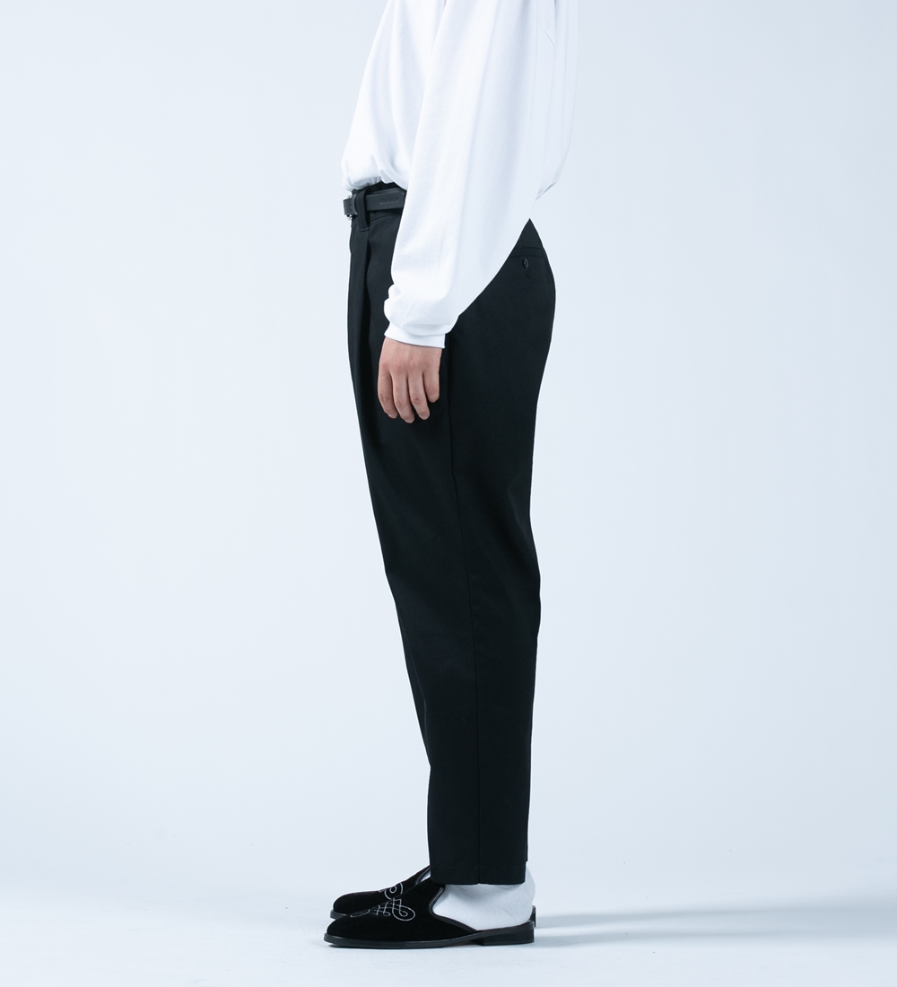 COOTIE/T/C 1 Tuck Trousers（×Dickies）（ブラック）［T/Cワンタック ...
