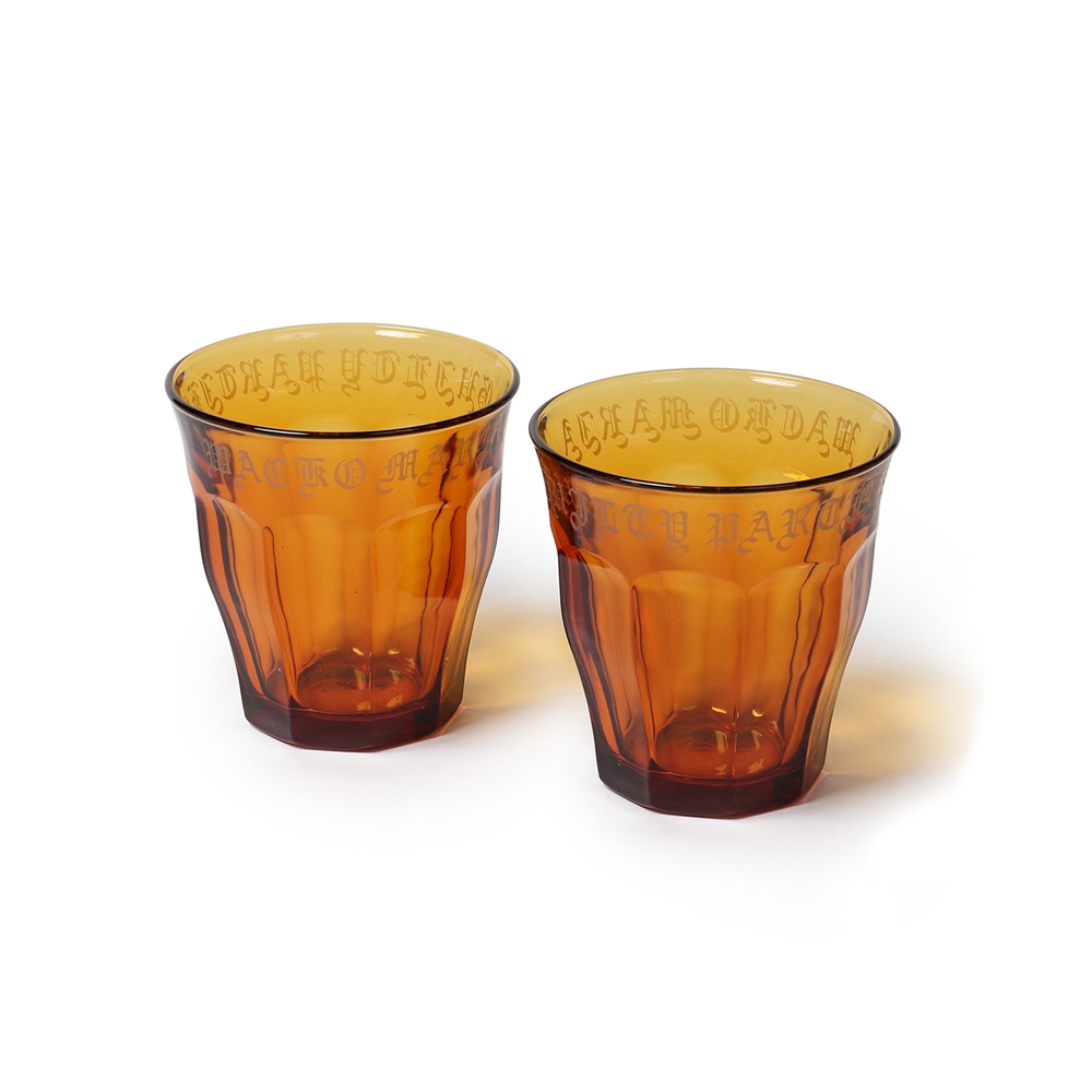 WACKO MARIA/DURALEX / TWO SETS GLASS（イエロー）［グラス(2個セット