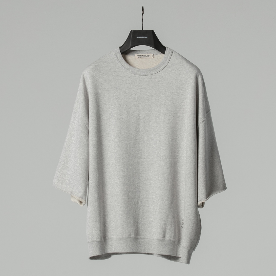 cootie Plain Cut-Off Crewneck Sweatshirt