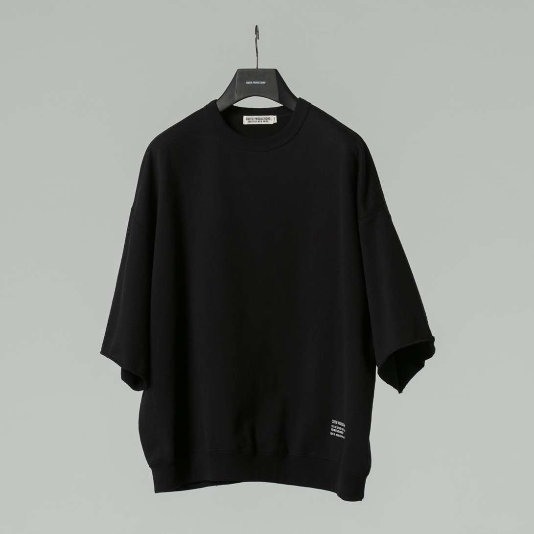 cootie Plain Cut-Off Crewneck Sweatshirt