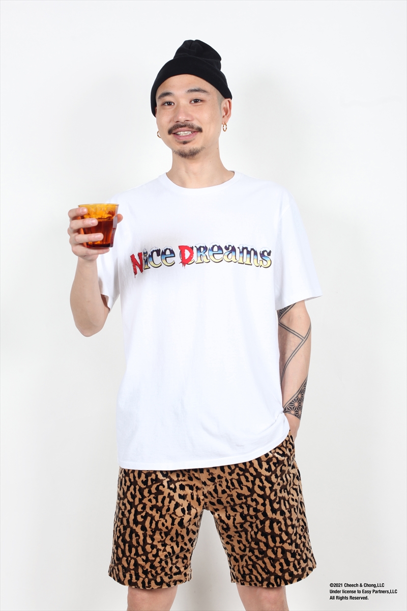 WACKO MARIA/NICE DREAMS / WASHED HEAVY WEIGHT CREW NECK T-SHIRT