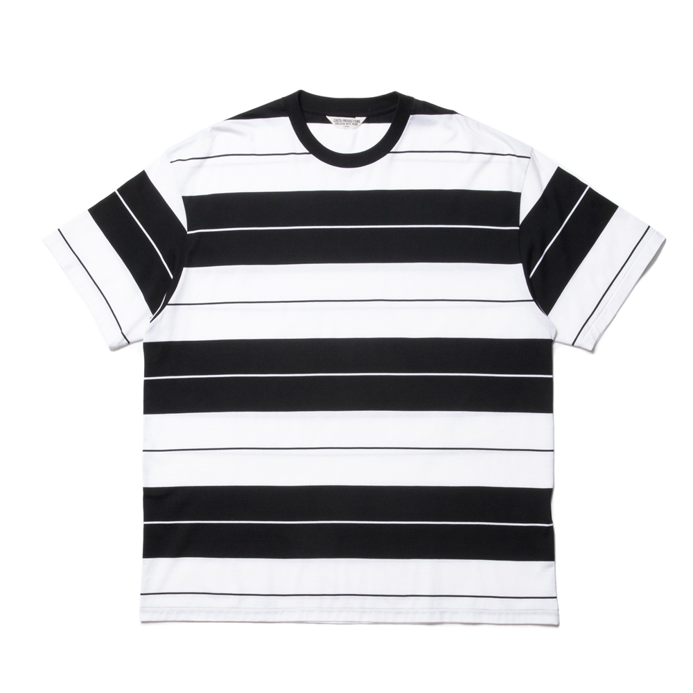 COOTIE PRODUCTIONS/Supima Cotton Border S/S Tee（ブラック