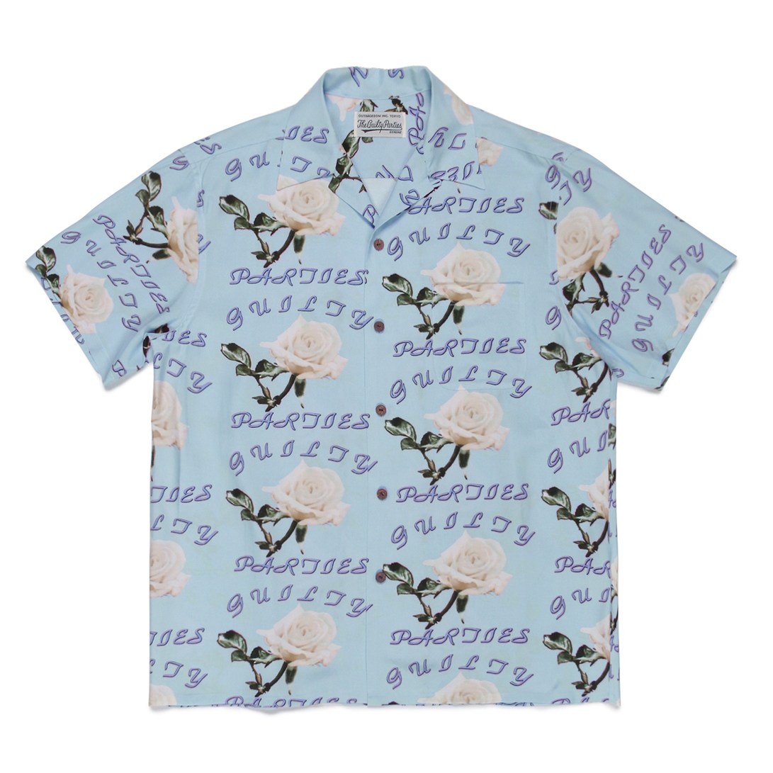 WACKO MARIA/HAWAIIAN SHIRT S/S（TYPE-3）（ミント）［ハワイアン