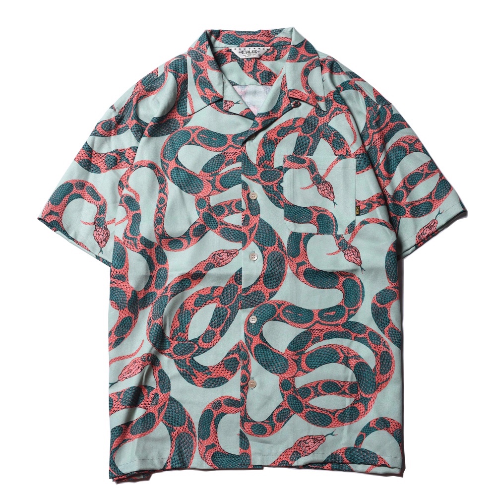 CALEE snake shirt | hartwellspremium.com