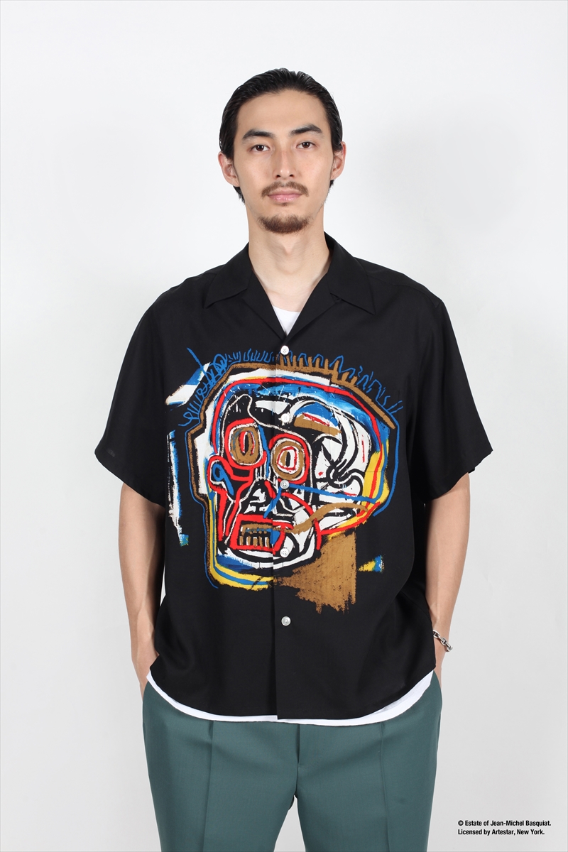 新色入荷 WACKOMARIA BASQUIAT T-SHIRT バスキア 水色 XL シャツ