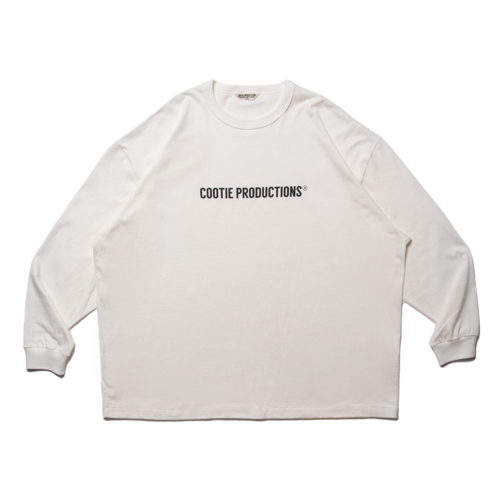 COOTIE PRODUCTIONS/Print Oversized L/S Tee（COOTIE LOGO）（オフ ...