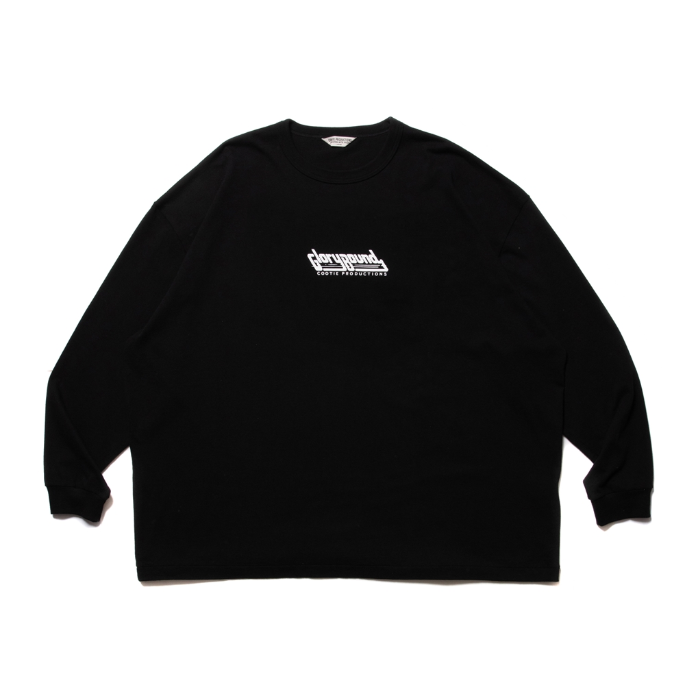 COOTIE/Print Oversized L/S Tee（316）（ブラック）［オーバーサイズ