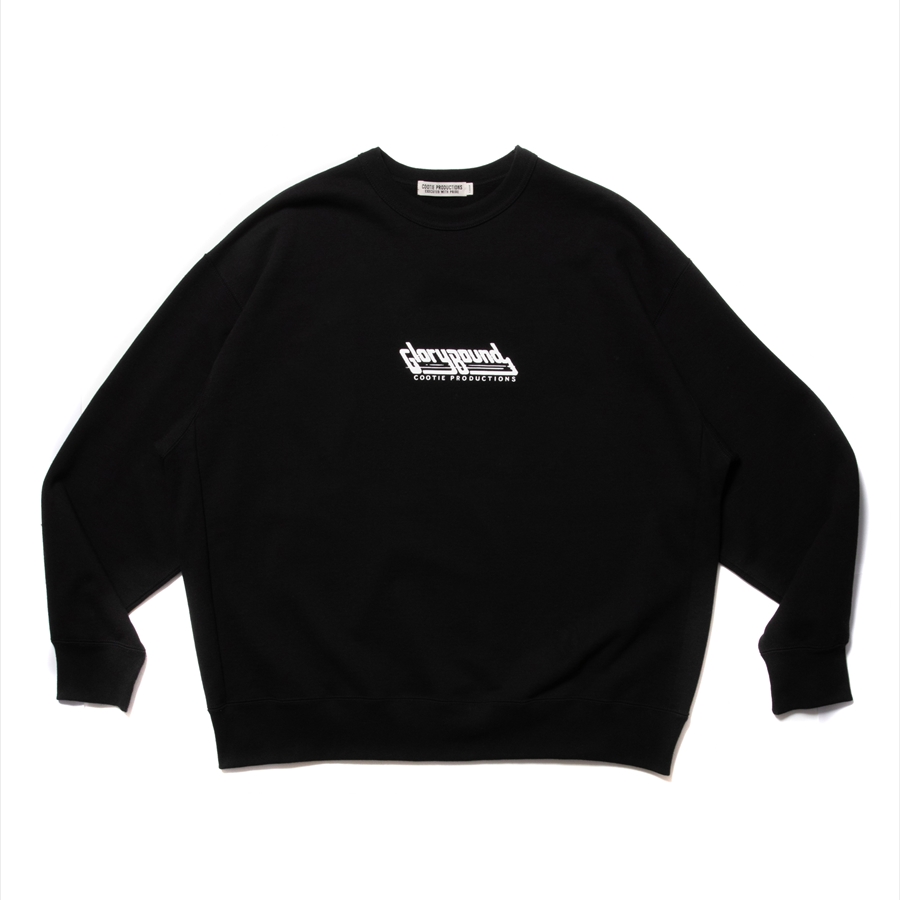 COOTIE PRODUCTIONS/Print Crewneck Sweatshirt（316）（ブラック