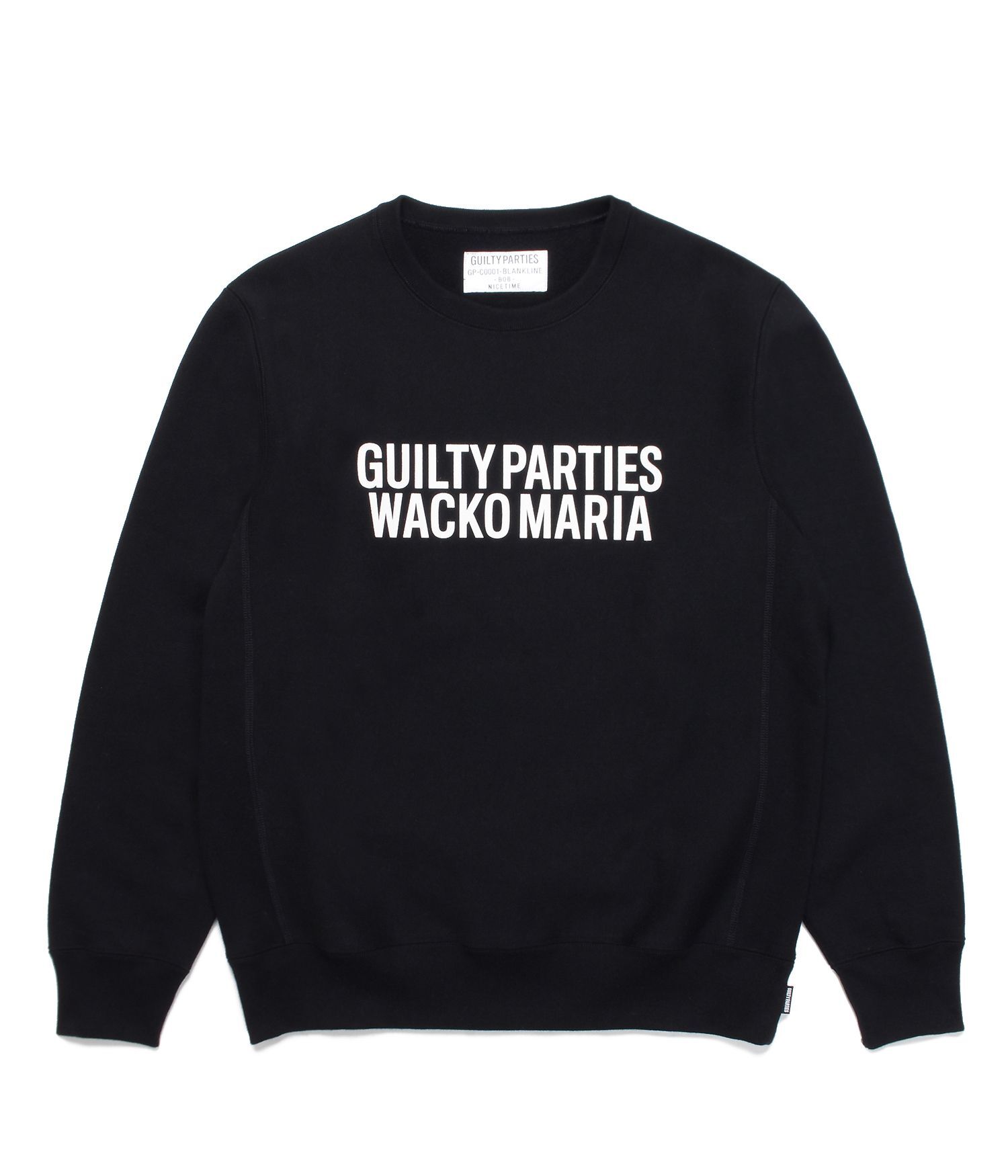 WACKO MARIA/HEAVY WEIGHT CREW NECK SWEAT SHIRT（ブラック）［クルー ...