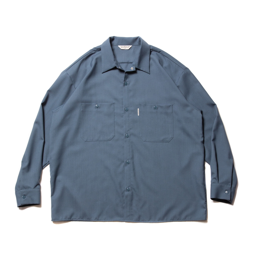 COOTIE PRODUCTIONS/T/W Work Shirt（スモークブルー）［T/Wワーク