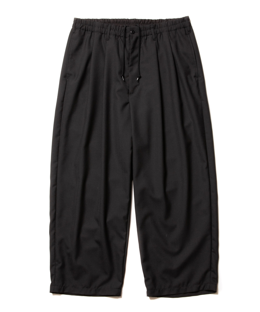 COOTIE PRODUCTIONS/T/W 2 Tuck Easy Ankle Pants（ブラック）［T/W 2