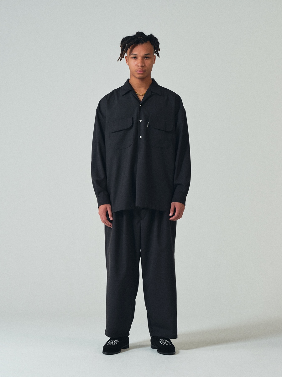 COOTIE PRODUCTIONS/T/W 2 Tuck Easy Ankle Pants（ブラック）［T/W 2