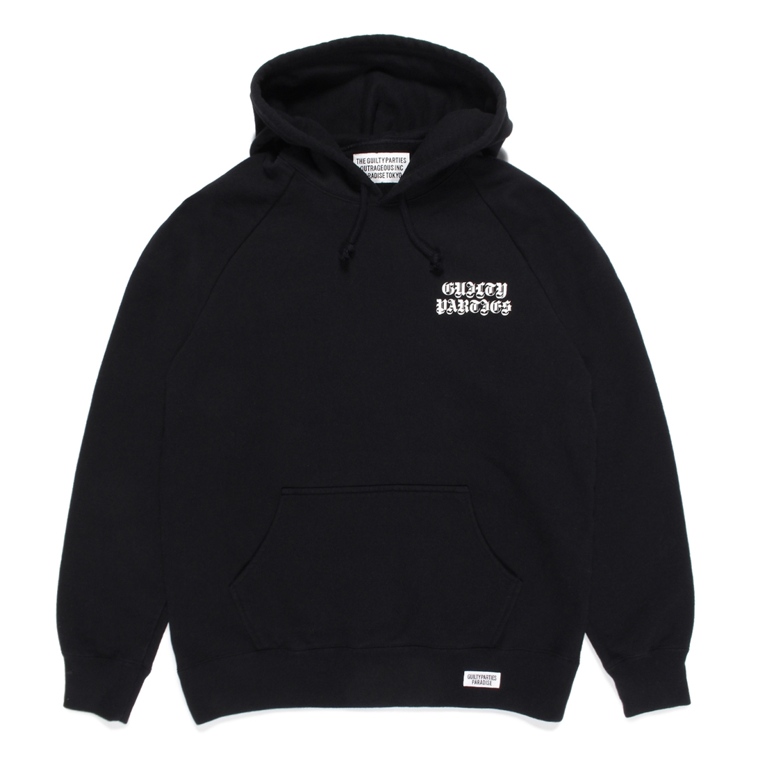 WACKO MARIA/WASHED HEAVY WEIGHT PULL OVER HOODED SWEAT SHIRT（TYPE