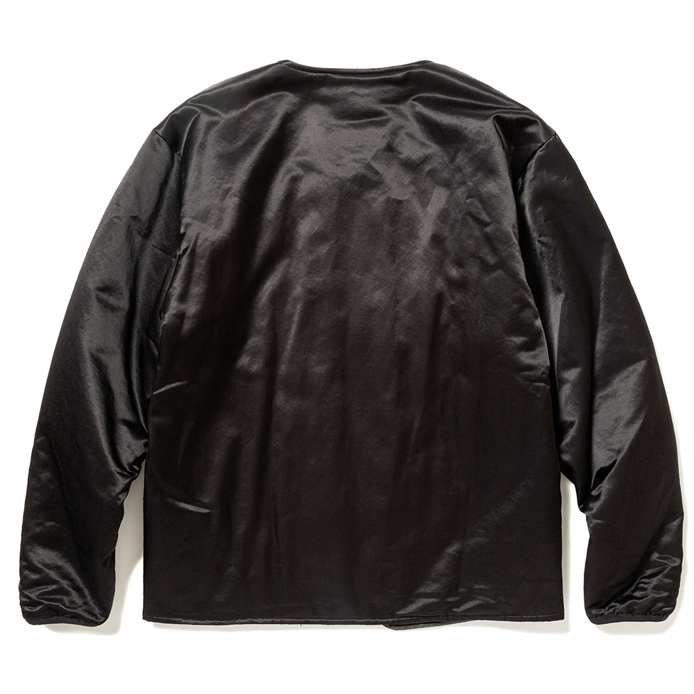 CALEE/Satin insulation jacket（ブラック） 【40%OFFF】［中綿入り