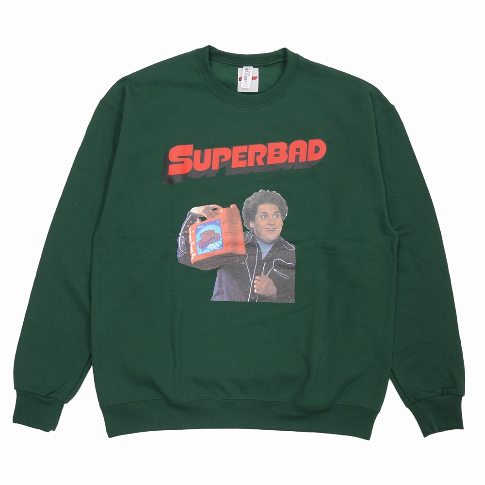 WACKO MARIA/SUPERBAD / SWEAT SHIRT（TYPE-2）（グリーン）［クルー