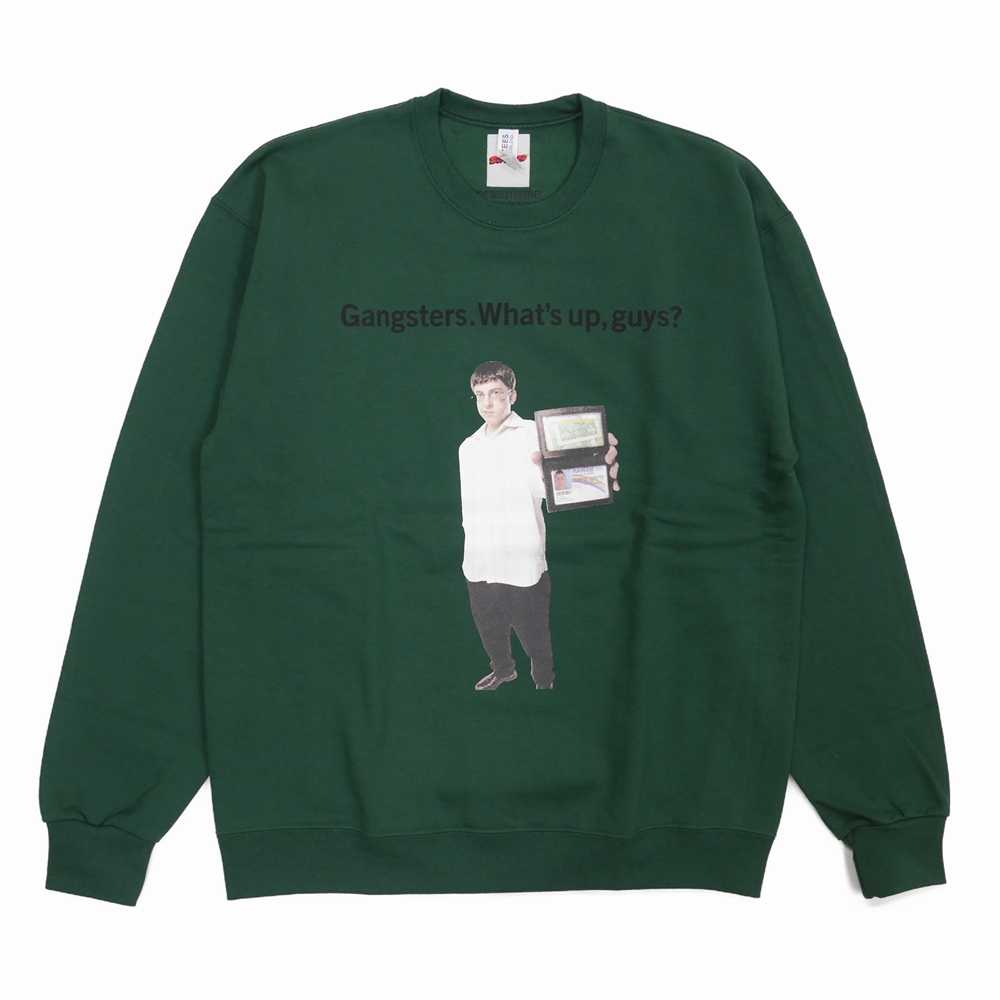 WACKO MARIA/SUPERBAD / SWEAT SHIRT（TYPE-4）（グリーン）［クルー