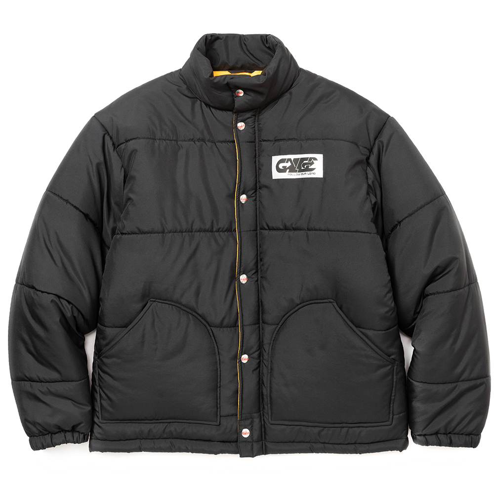 CALEE/Retroreflector padded jacket（ブラック）［中綿入りジャケット ...