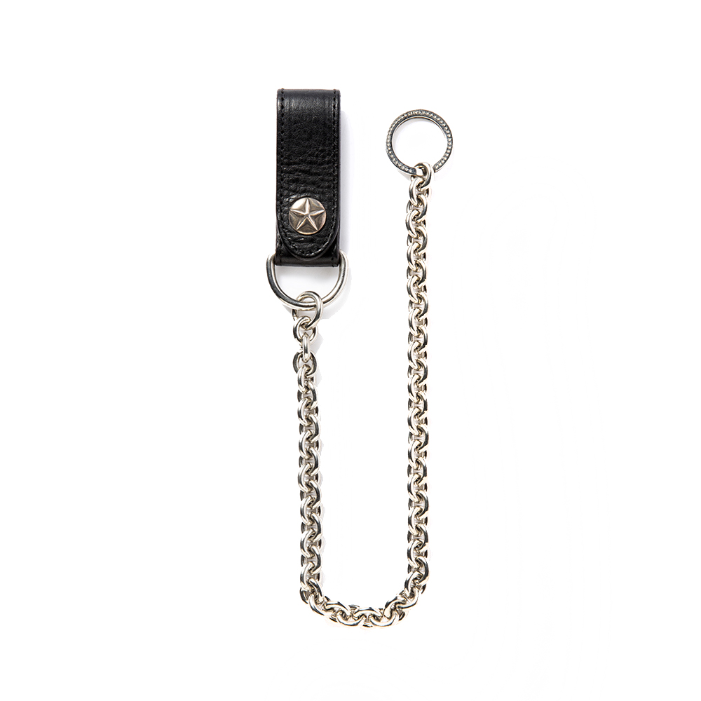 CALEE/Silver star concho leather wallet chain（BLACK）［ウォレット ...