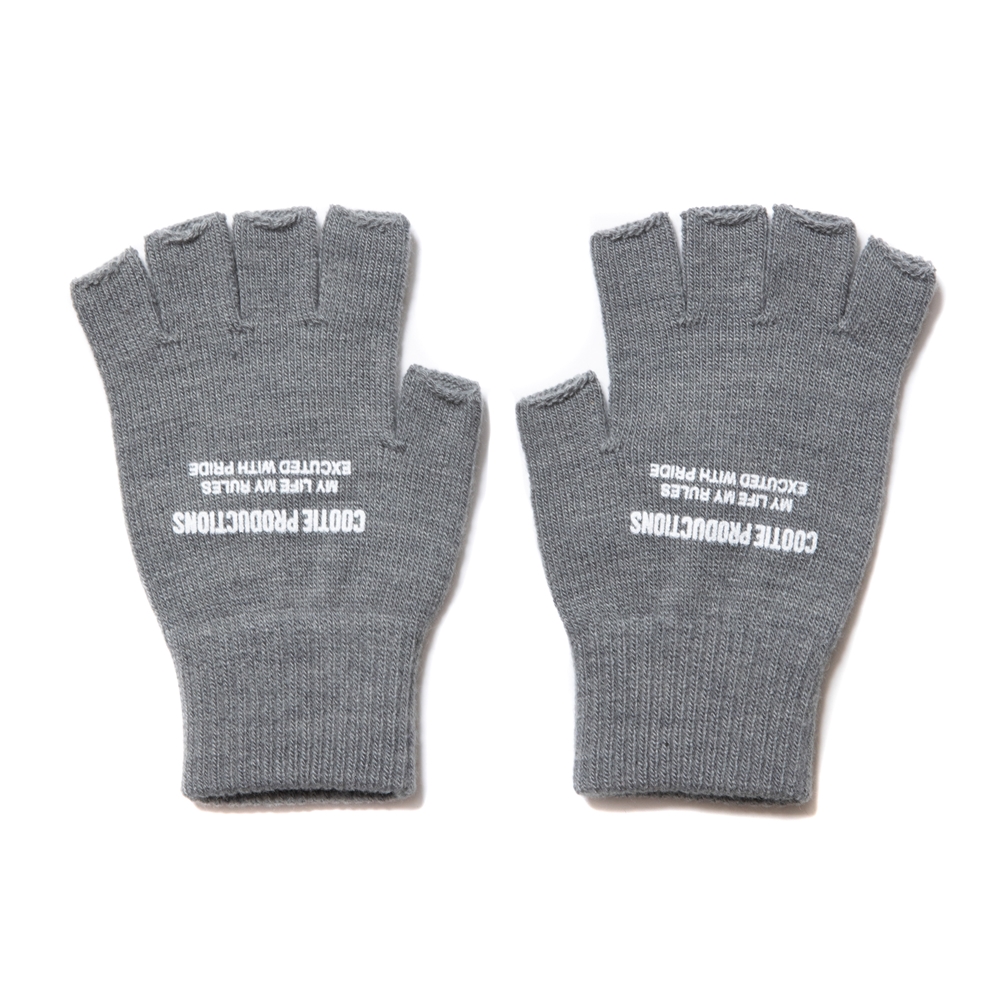 COOTIE PRODUCTIONS/Fingerless Knit Glove（アッシュグレー