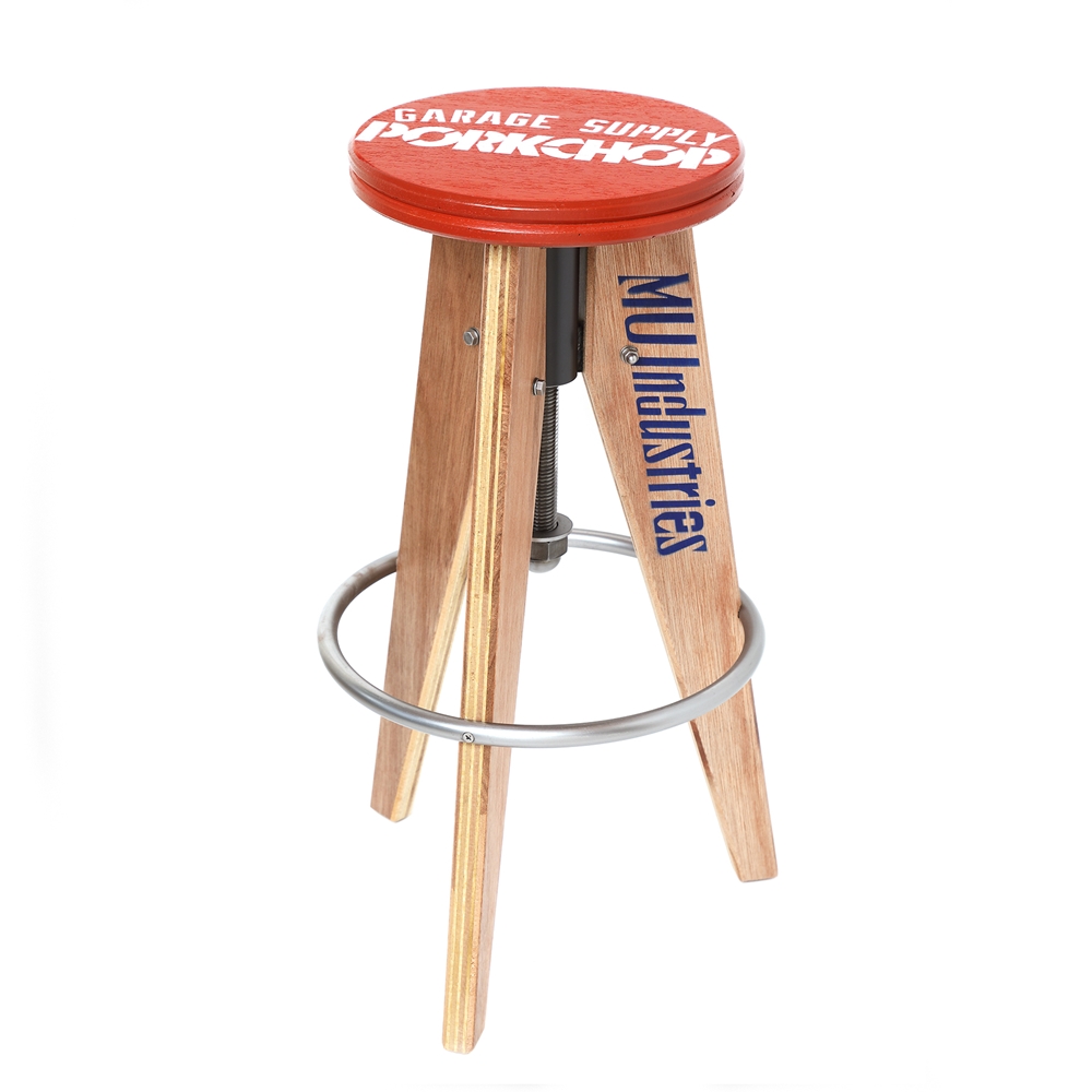 PORKCHOP/ADJUSTABLE PORK STOOL HIGH（レッド）［アジャスタブル