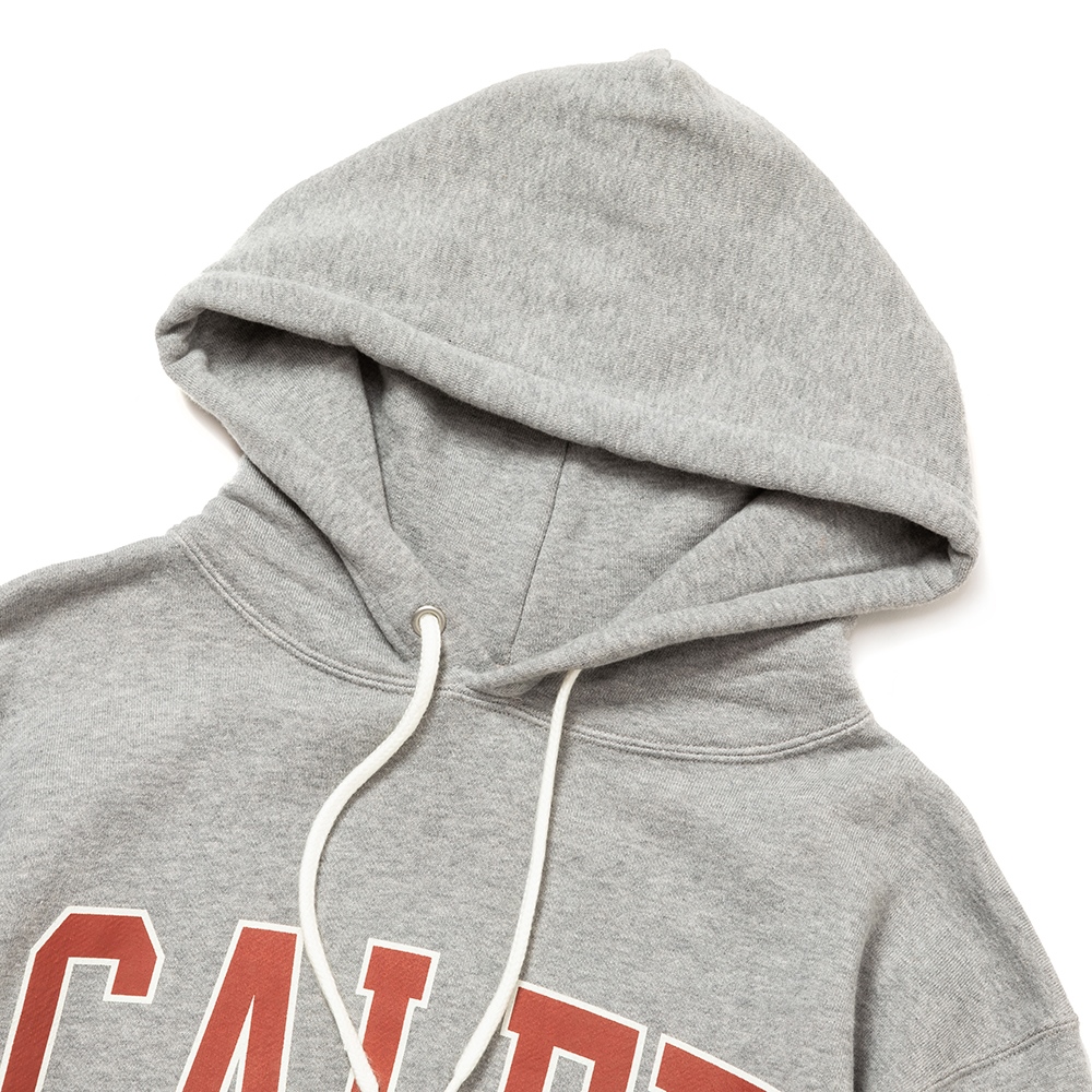 CALEE/College type calee logo pullover parka（グレー）［プル